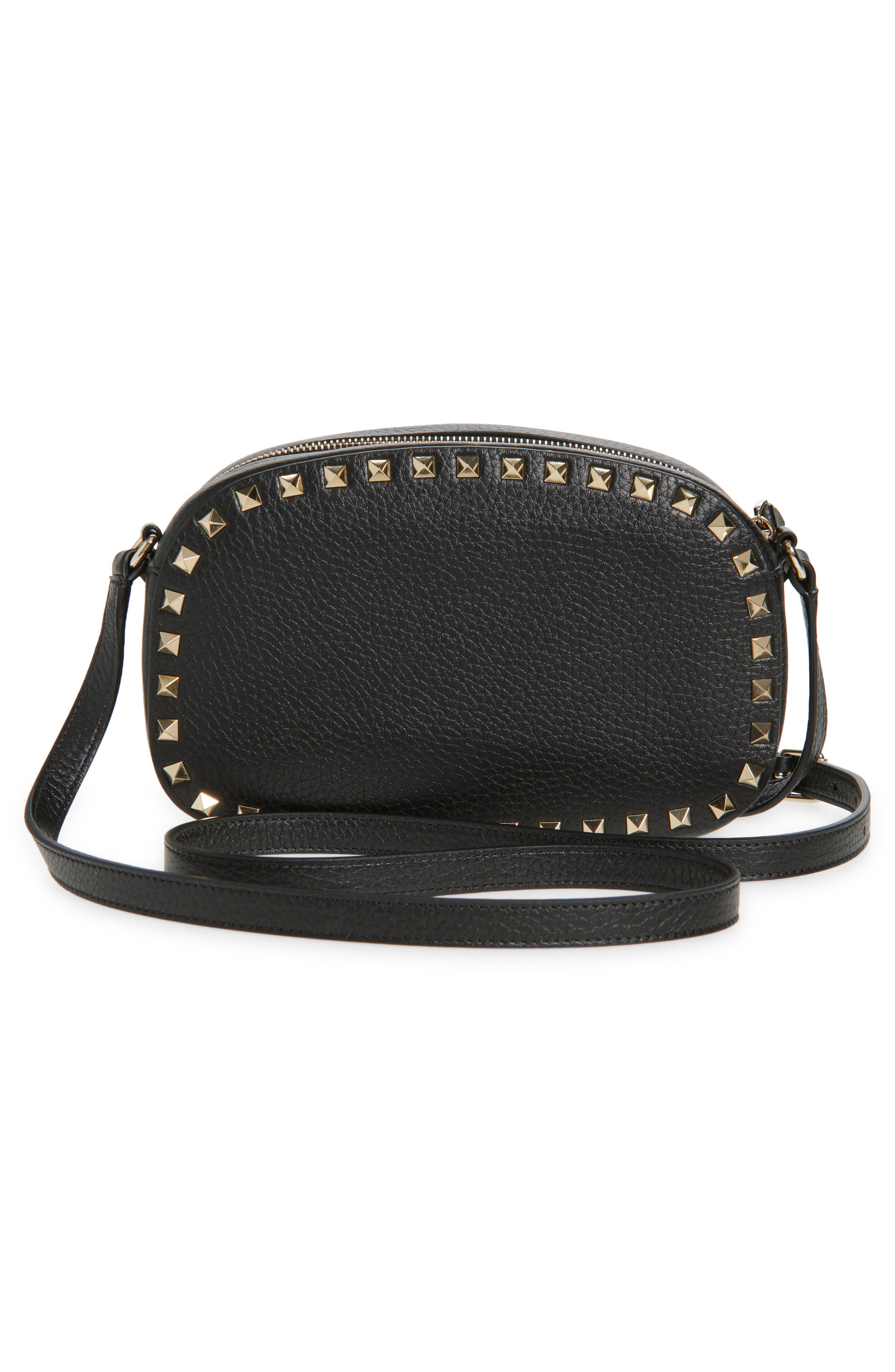 Valentino Garavani Rockstud Crossbody Camera Bag in Nero at Nordstrom - 4