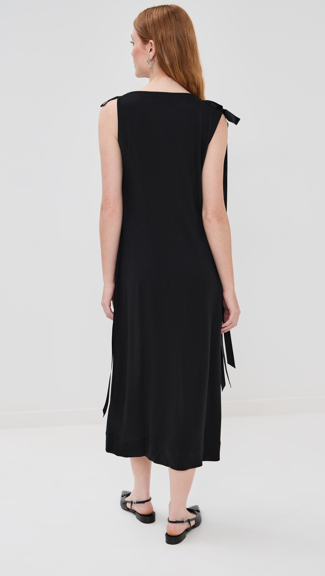 Bow Ribbon Tail Dress - 2