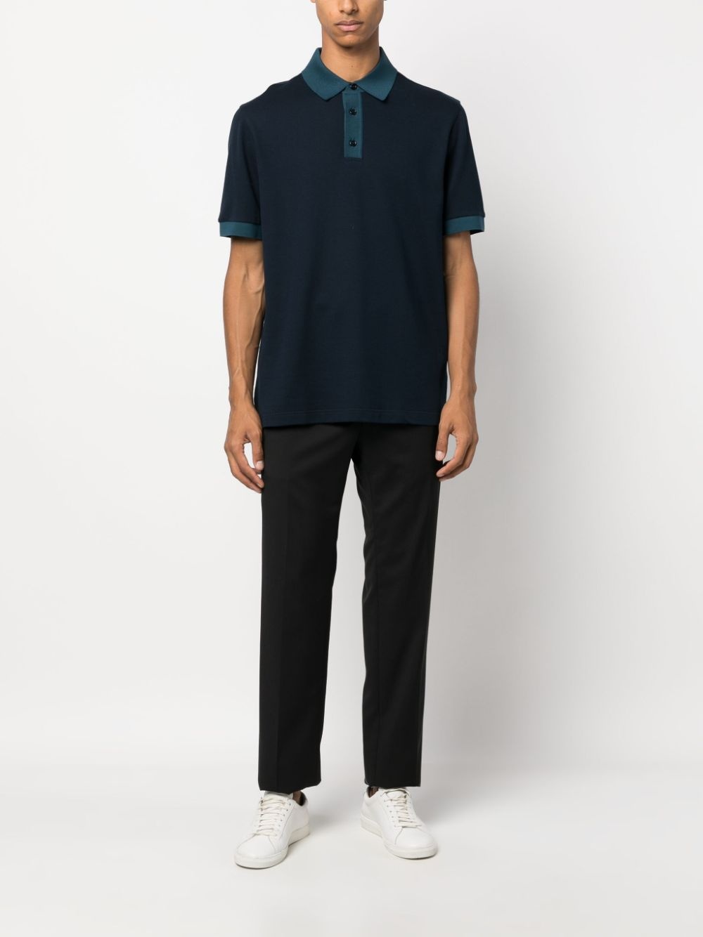 tailored straight-leg trousers - 2