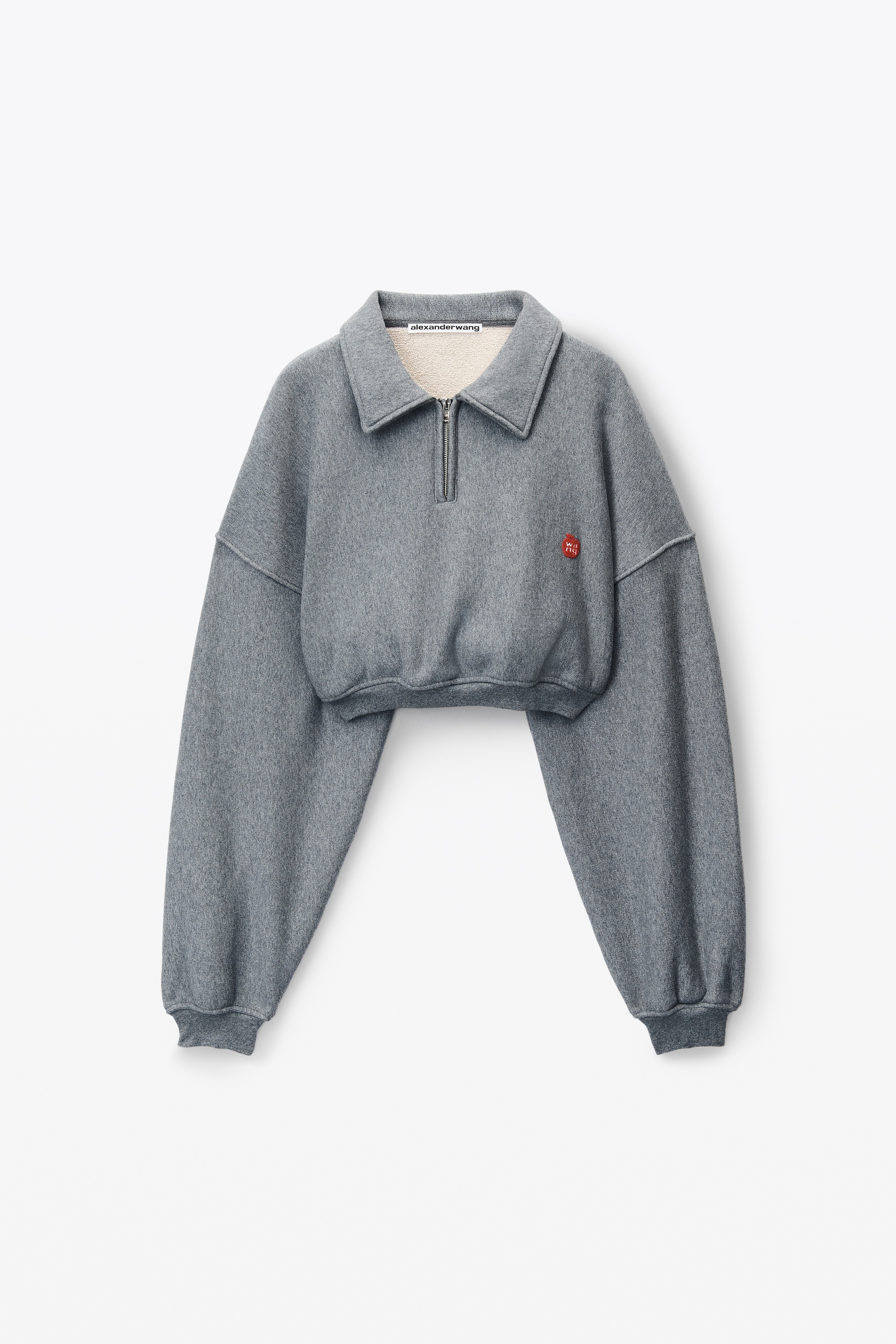 half zip sweatshirt in classic terry - 1