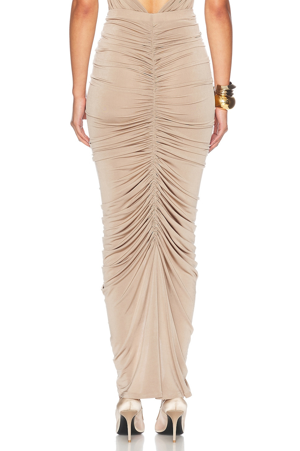 Bianca Ruched Midi Skirt - 4