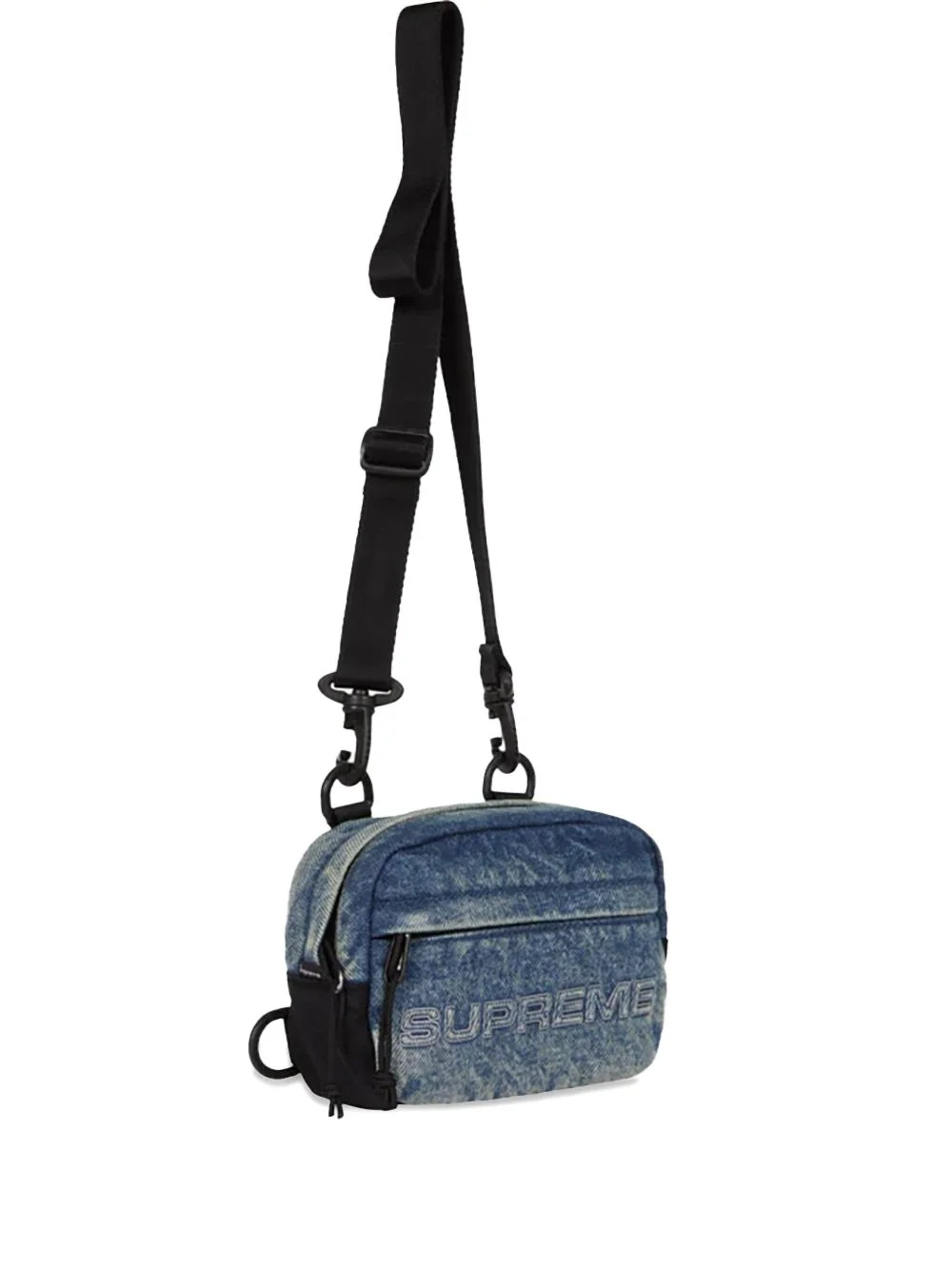 mini denim "Blue" messenger bag - 1
