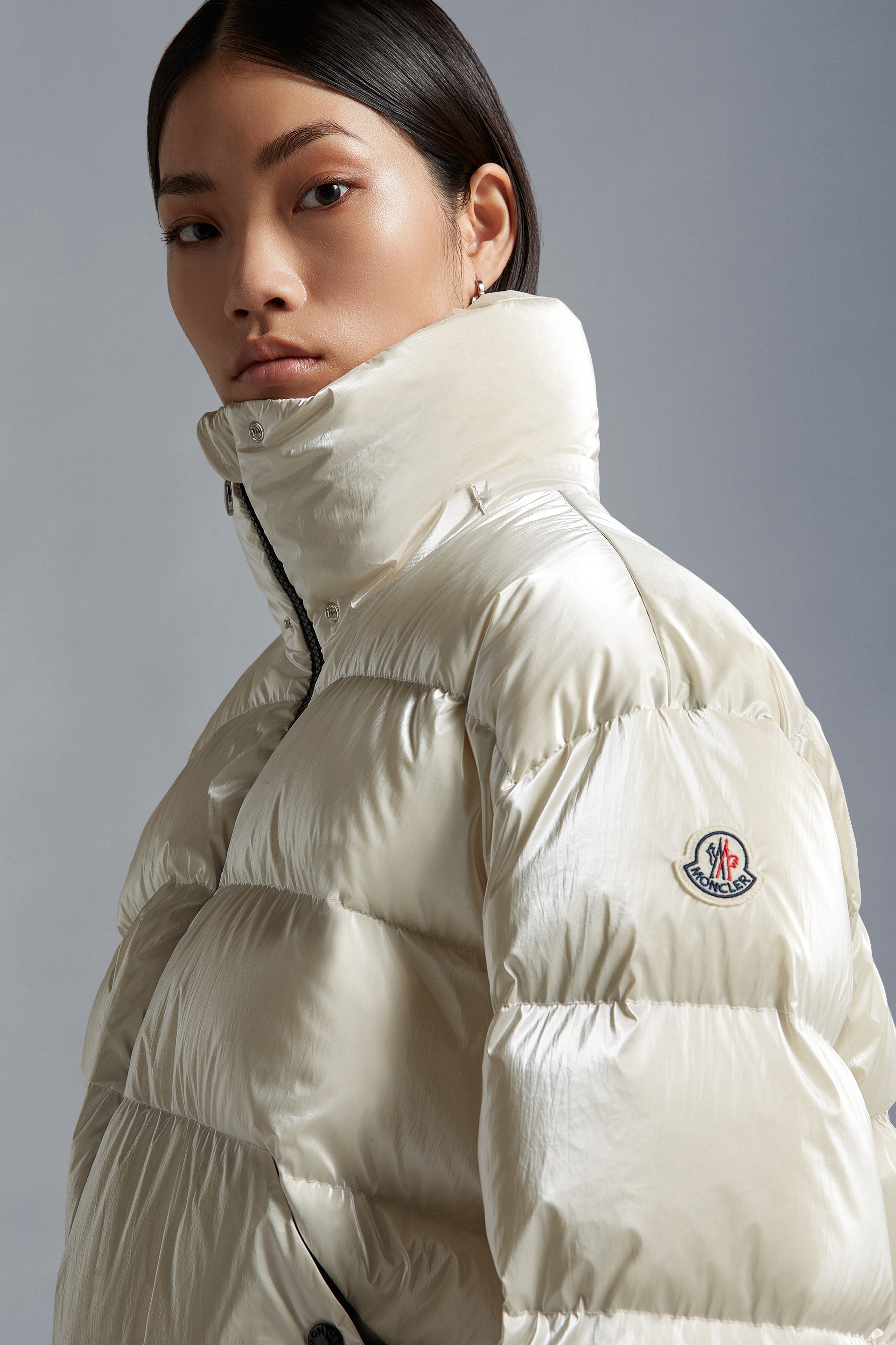 MONCLER☆MOSELOTTE ダウンジャケット 1 WHITE LADIES Moncler Moselotte Short Down Jacket | REVERSIBLE