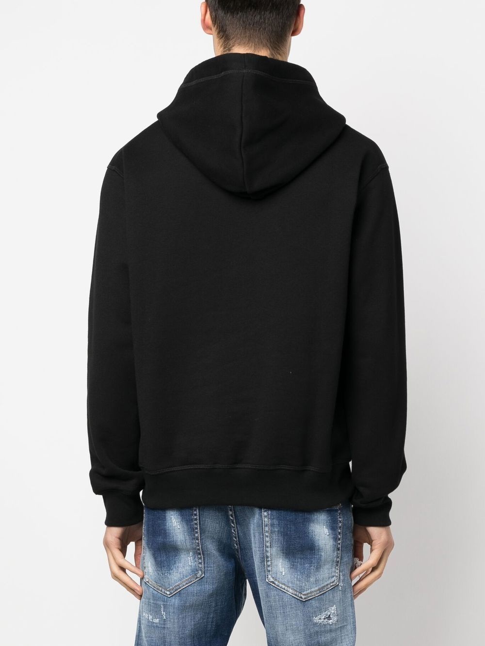 Icon-print hooded sweatshirt - 4