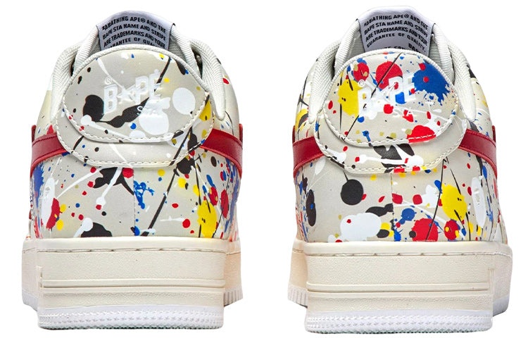A BATHING APE Bape Sta 'Crean Splash' 1I20-191-009-RED - 3