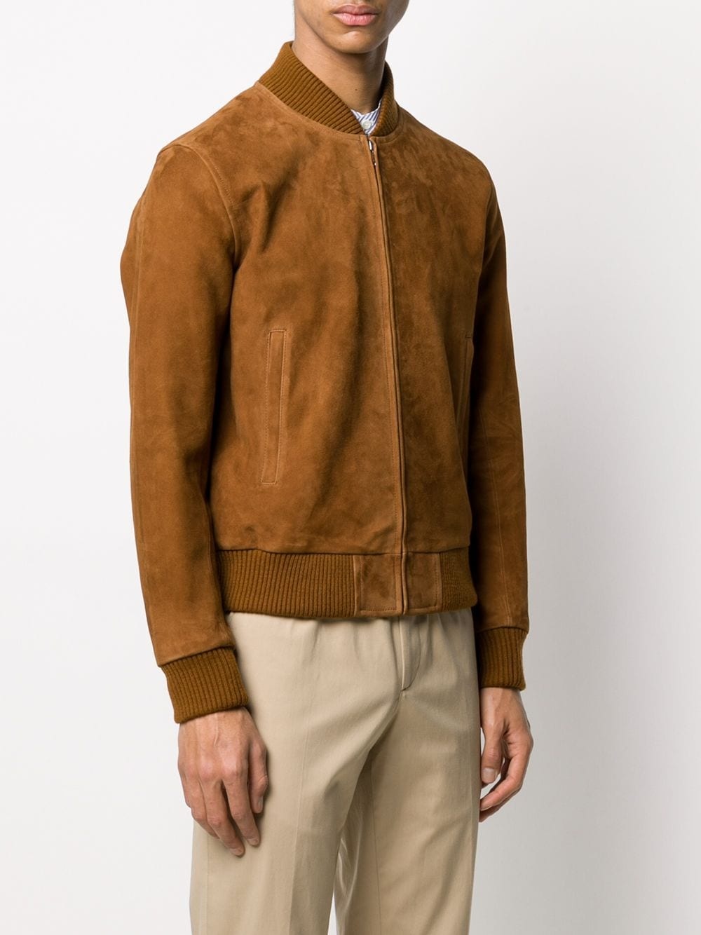 suede bomber jacket - 3