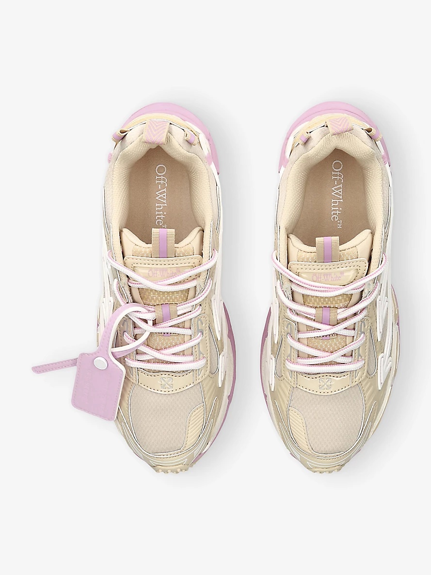 Be Right Back Mixed-Textile Low-Top Trainers - 2