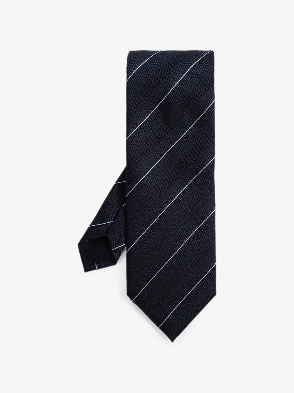 striped silk tie - 1