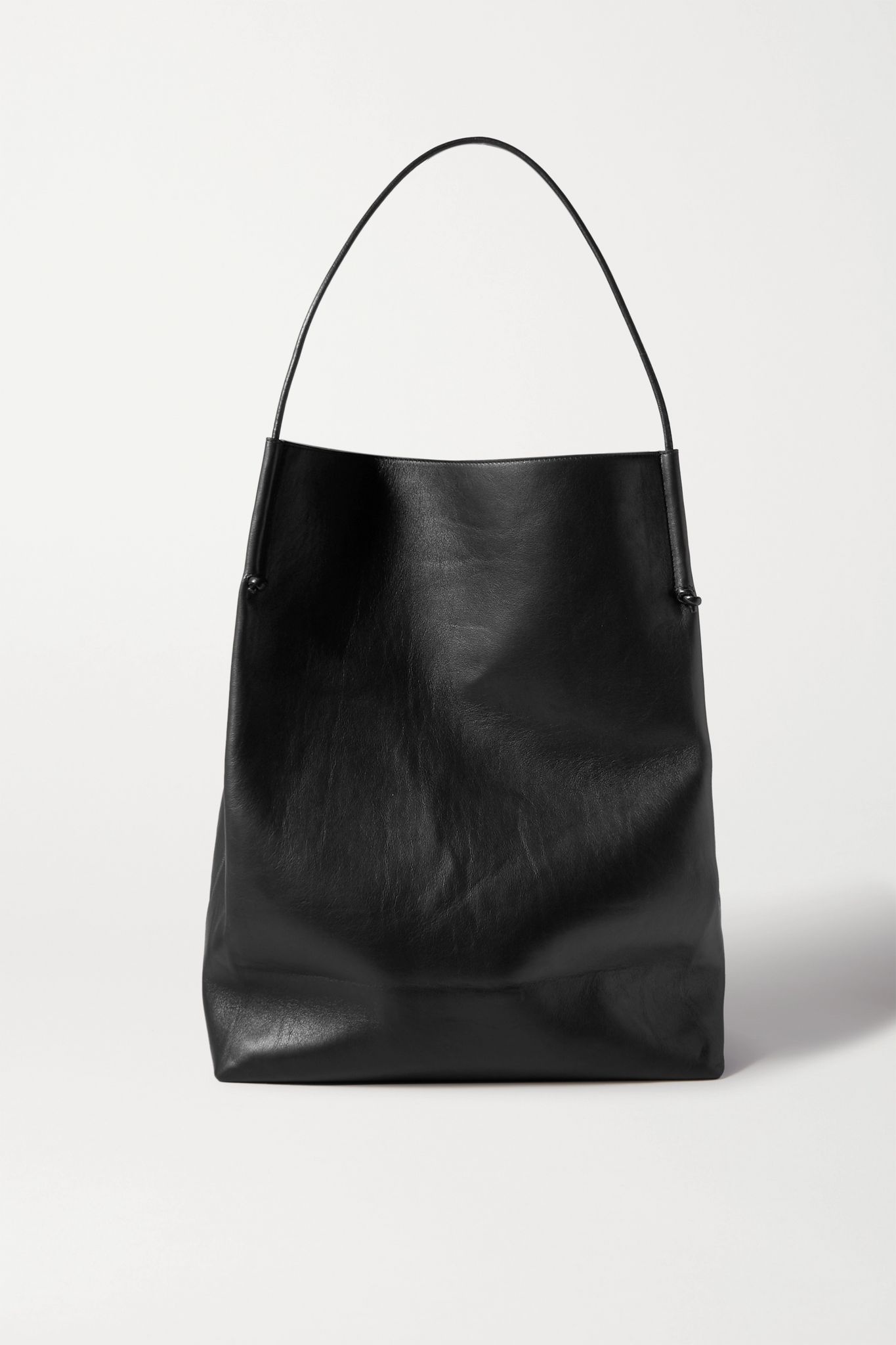 Knot medium leather tote - 1