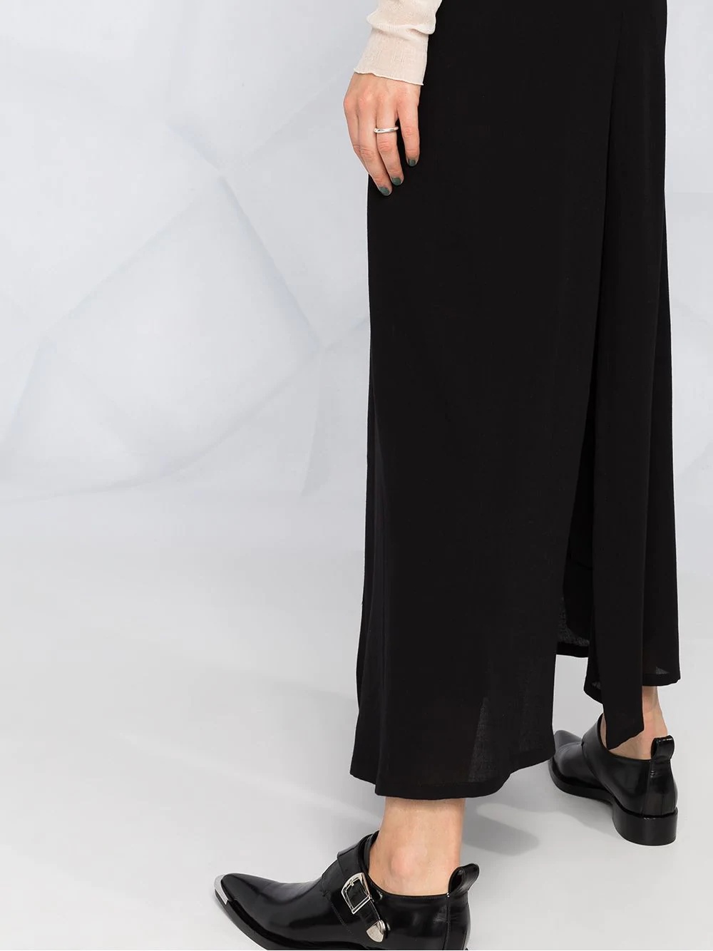 layered skirt trousers - 5