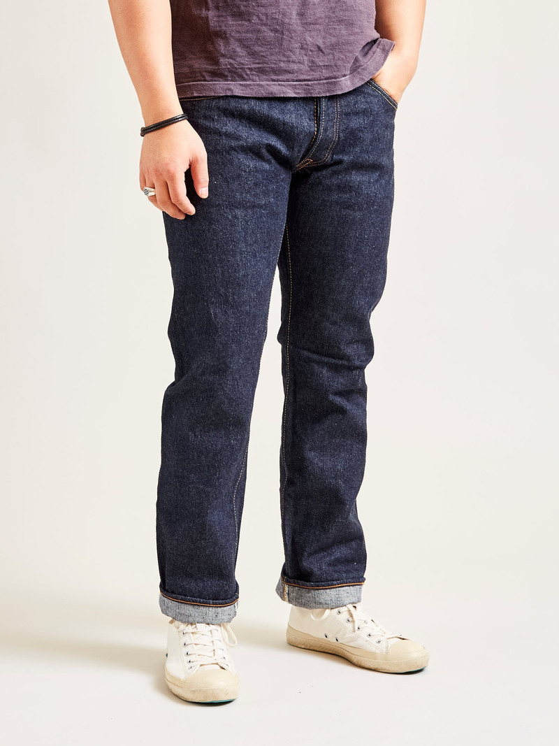 Pure Blue Japan XX-005 14oz Rinsed Selvedge Denim - Slim Straight Fit outlook