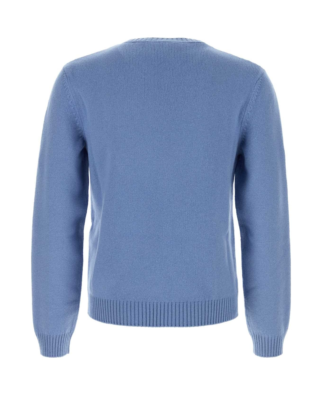 Light-blue Wool Sweater - 2