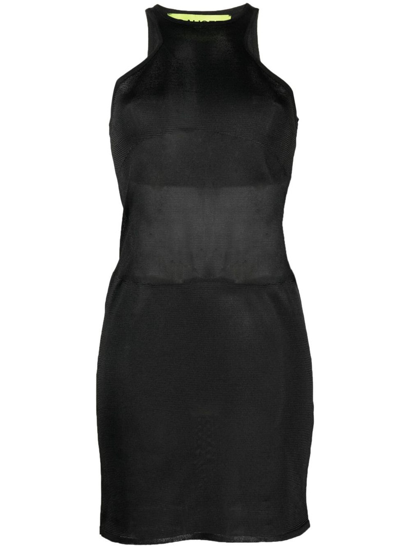 racerback semi-sheer dress 1