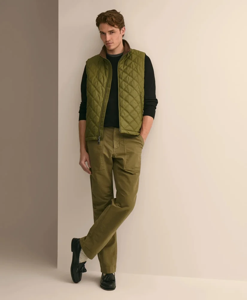 Stretch Cotton Military Utility Pants - 1