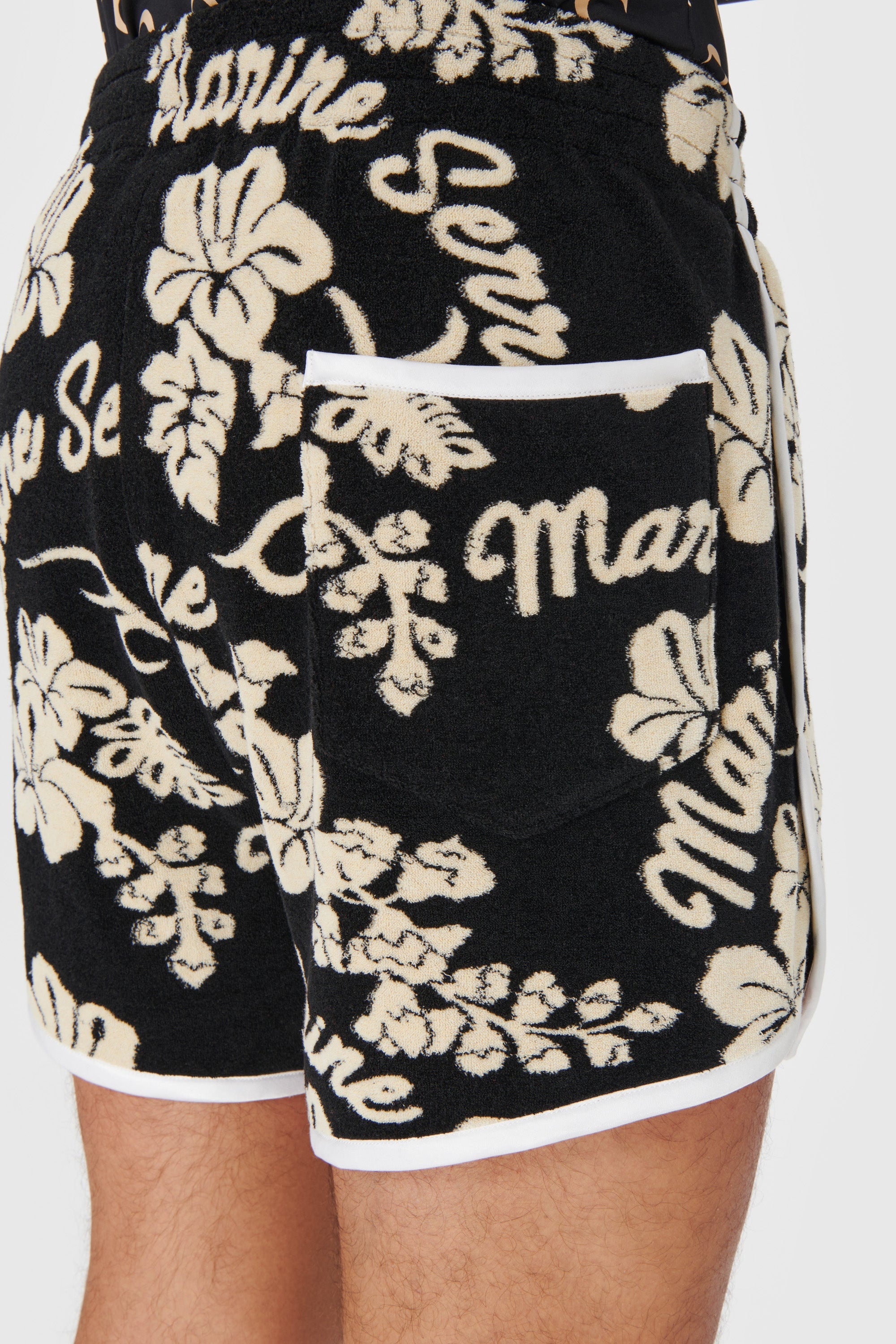 Jersey Jacquard Towels Shorts - 3