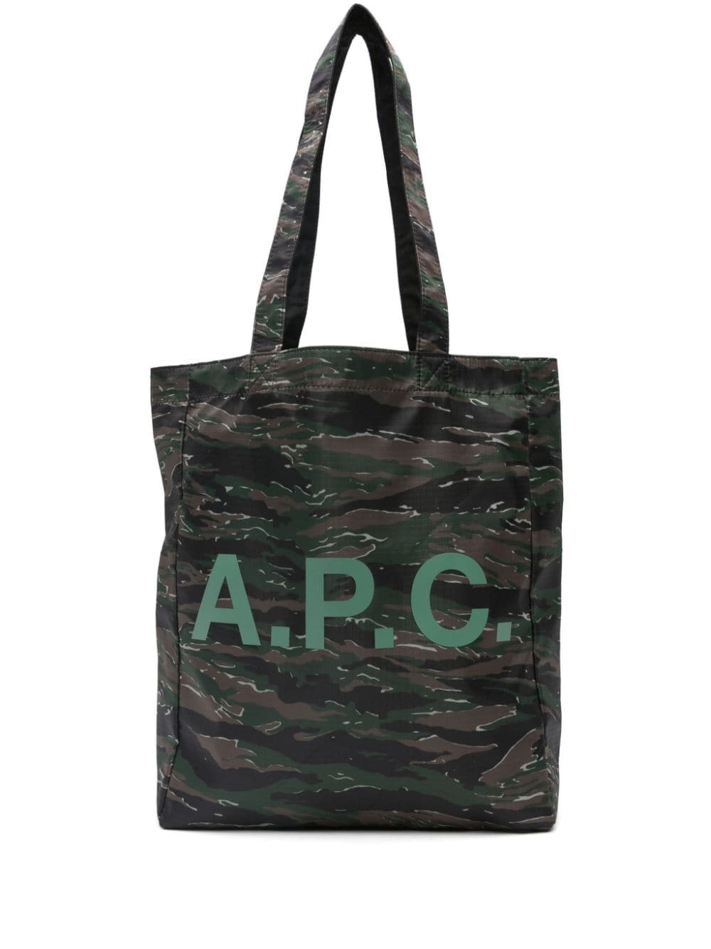 logo-print tote bag - 1