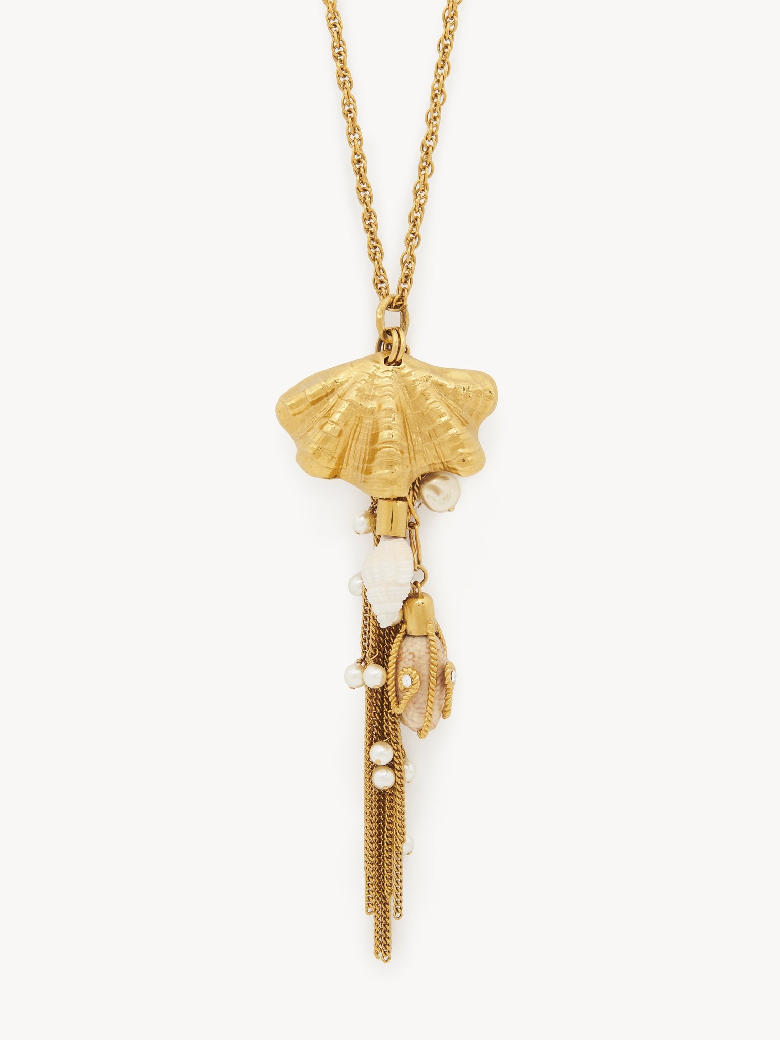 THE CHLOÉ SHELLS PENDANT NECKLACE - 3