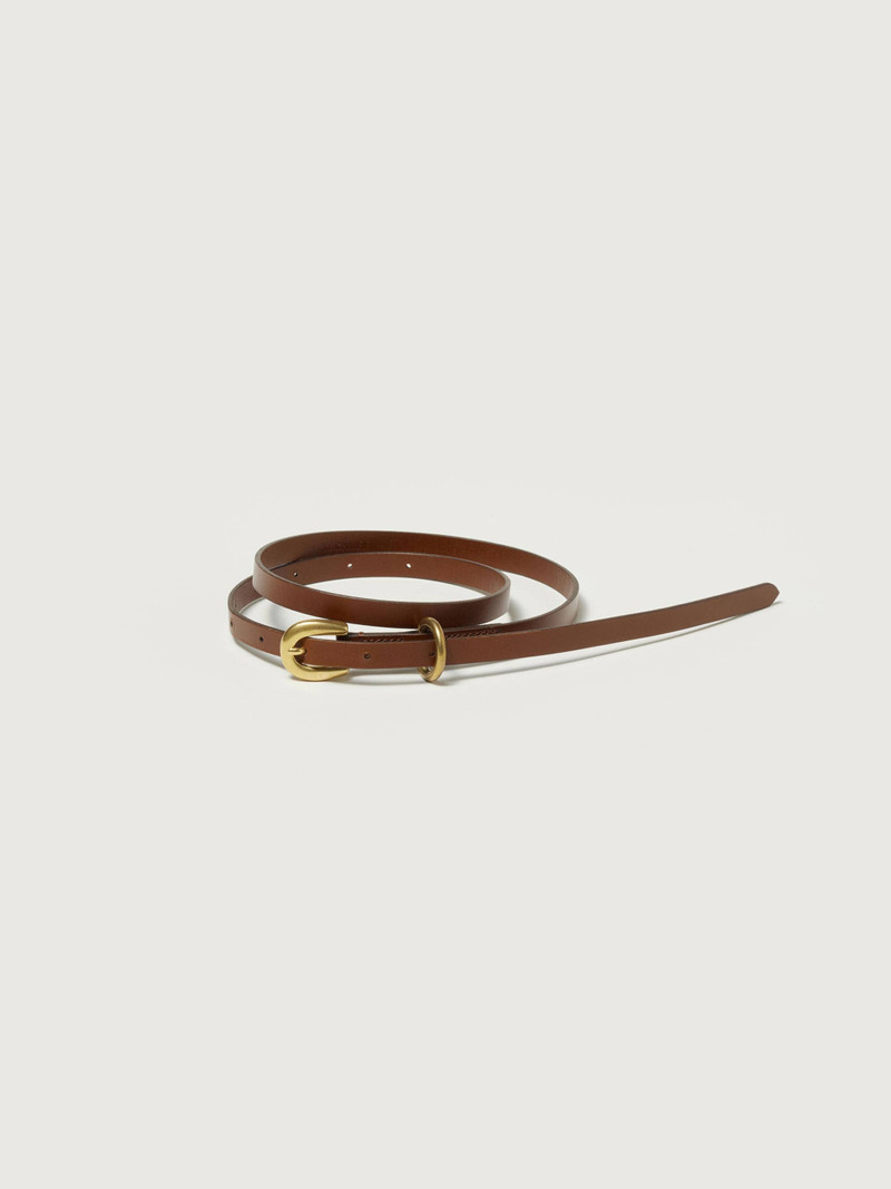 LEATHER NARROW BELT 1