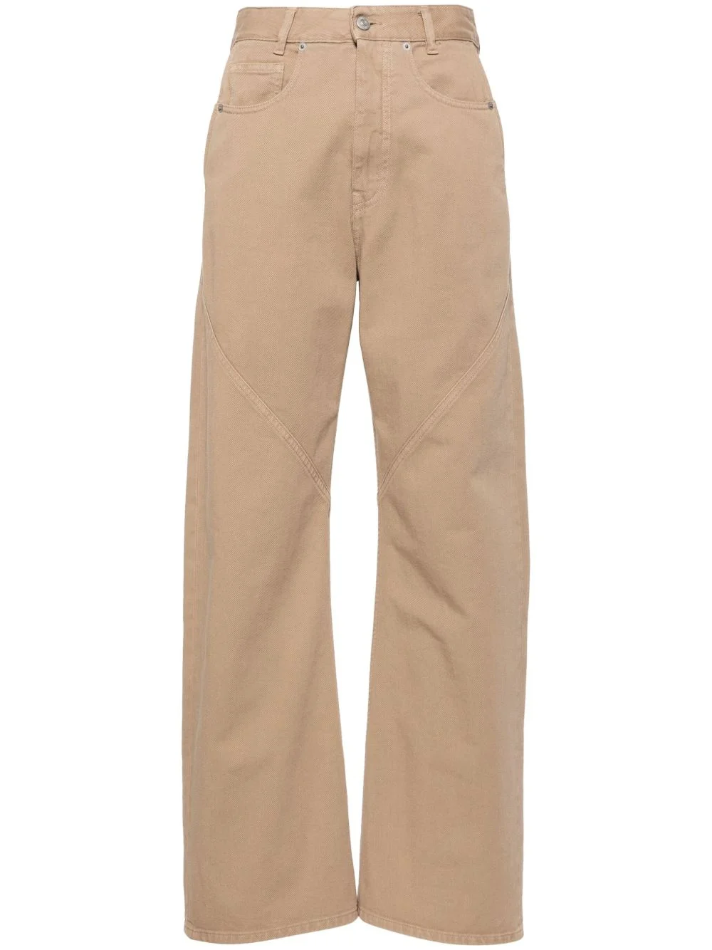 high-rise wide-leg jeans - 1