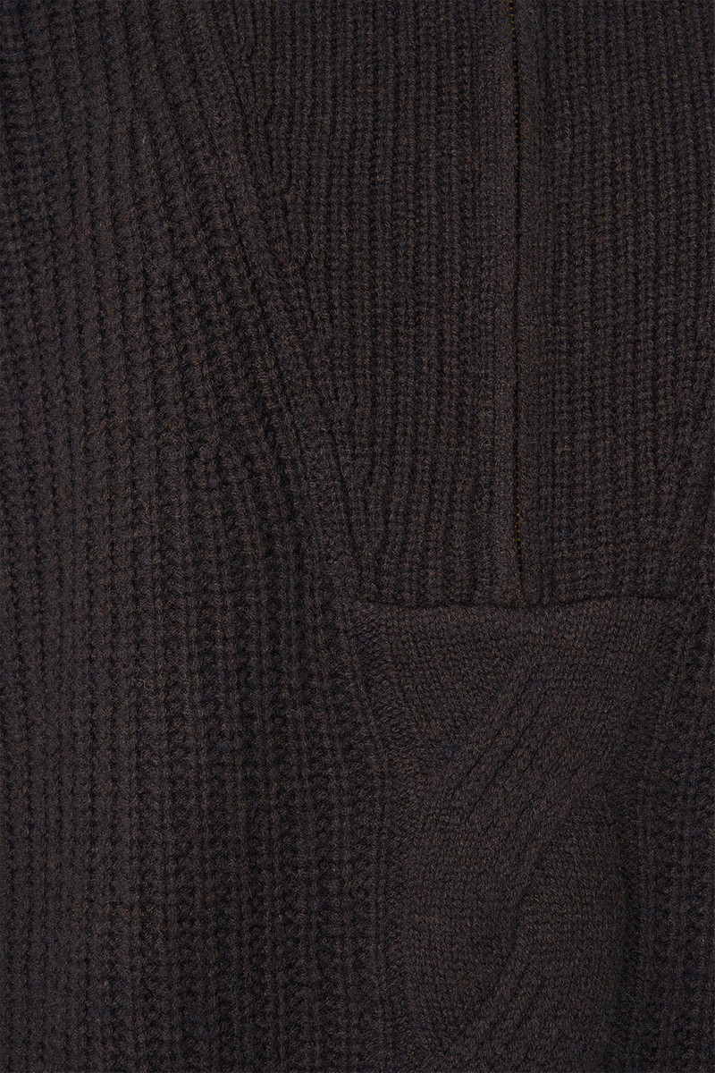 HALF ZIP KNIT SWEATER NIGHT GARDEN 7