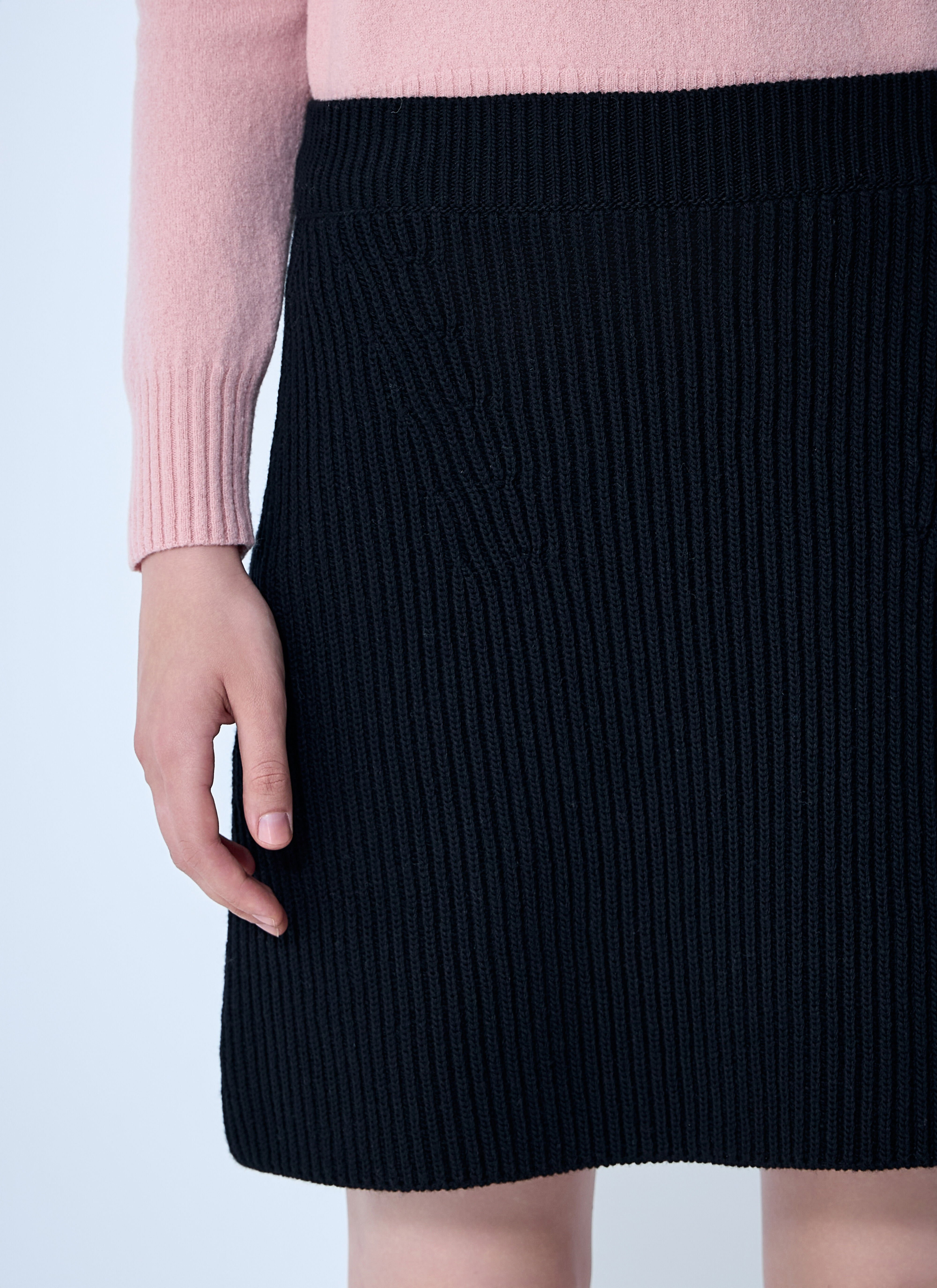 Wool Mini Skirt - 5
