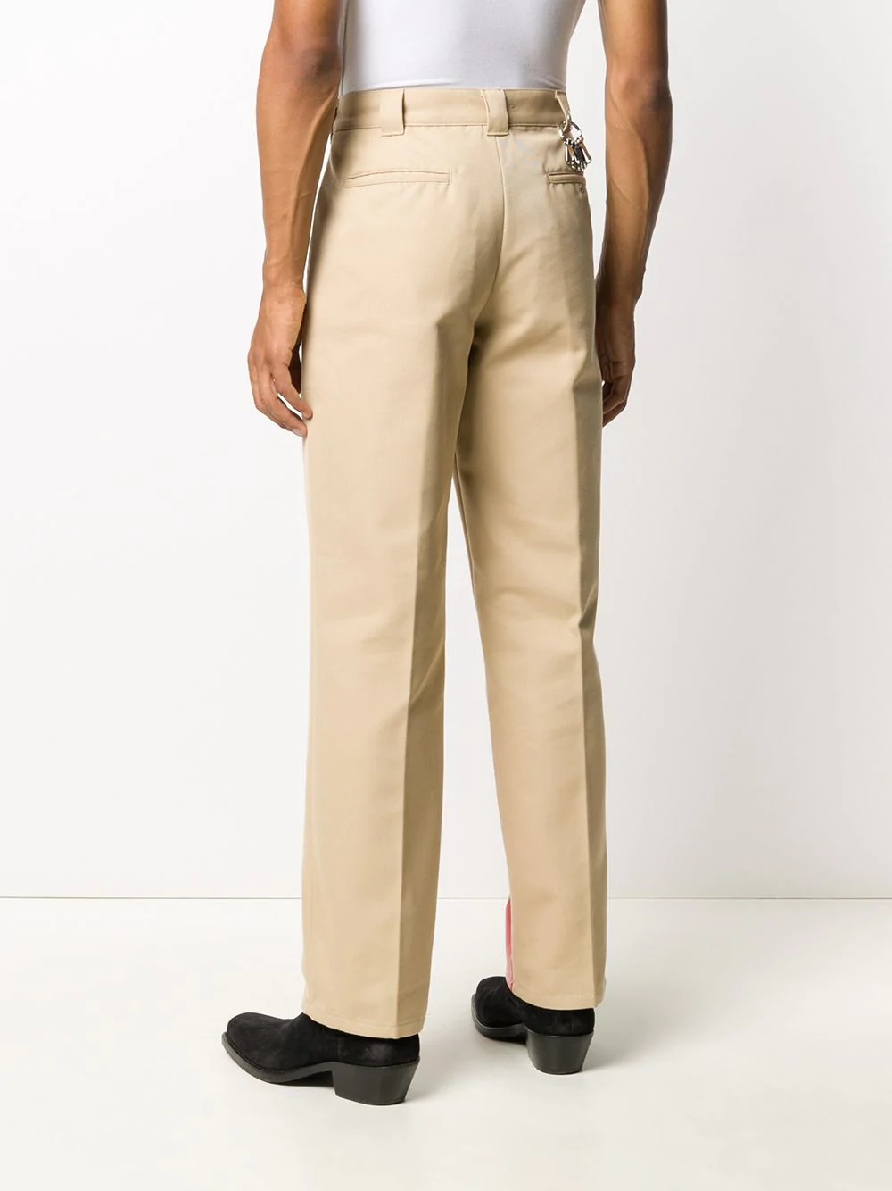 high rise straight leg trousers - 4