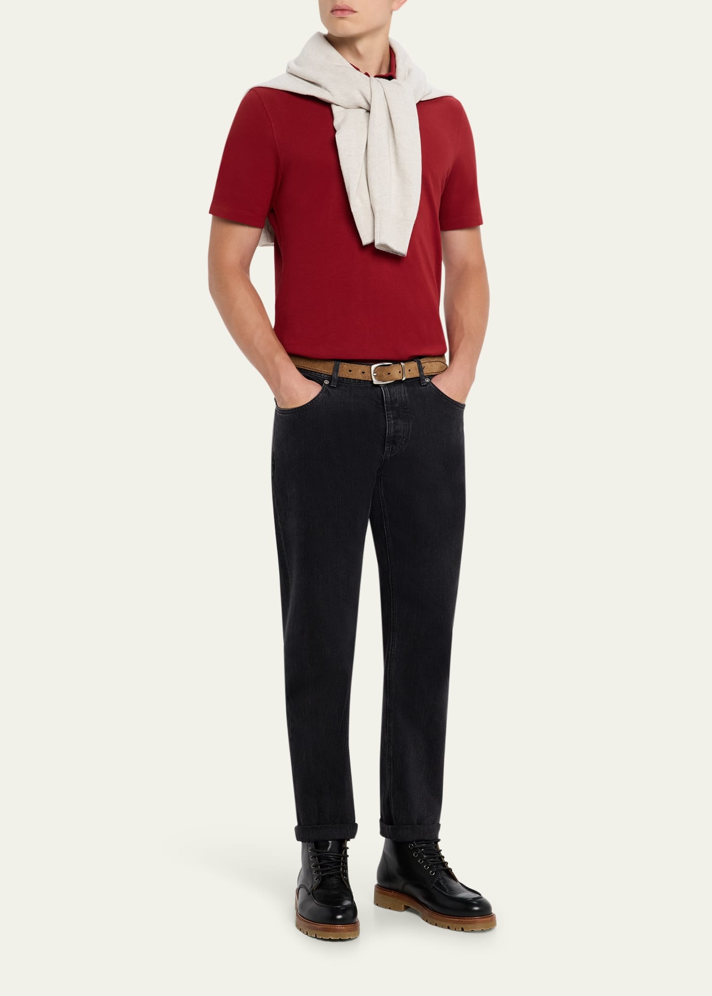 Men's Cotton Pique Polo Shirt - 2