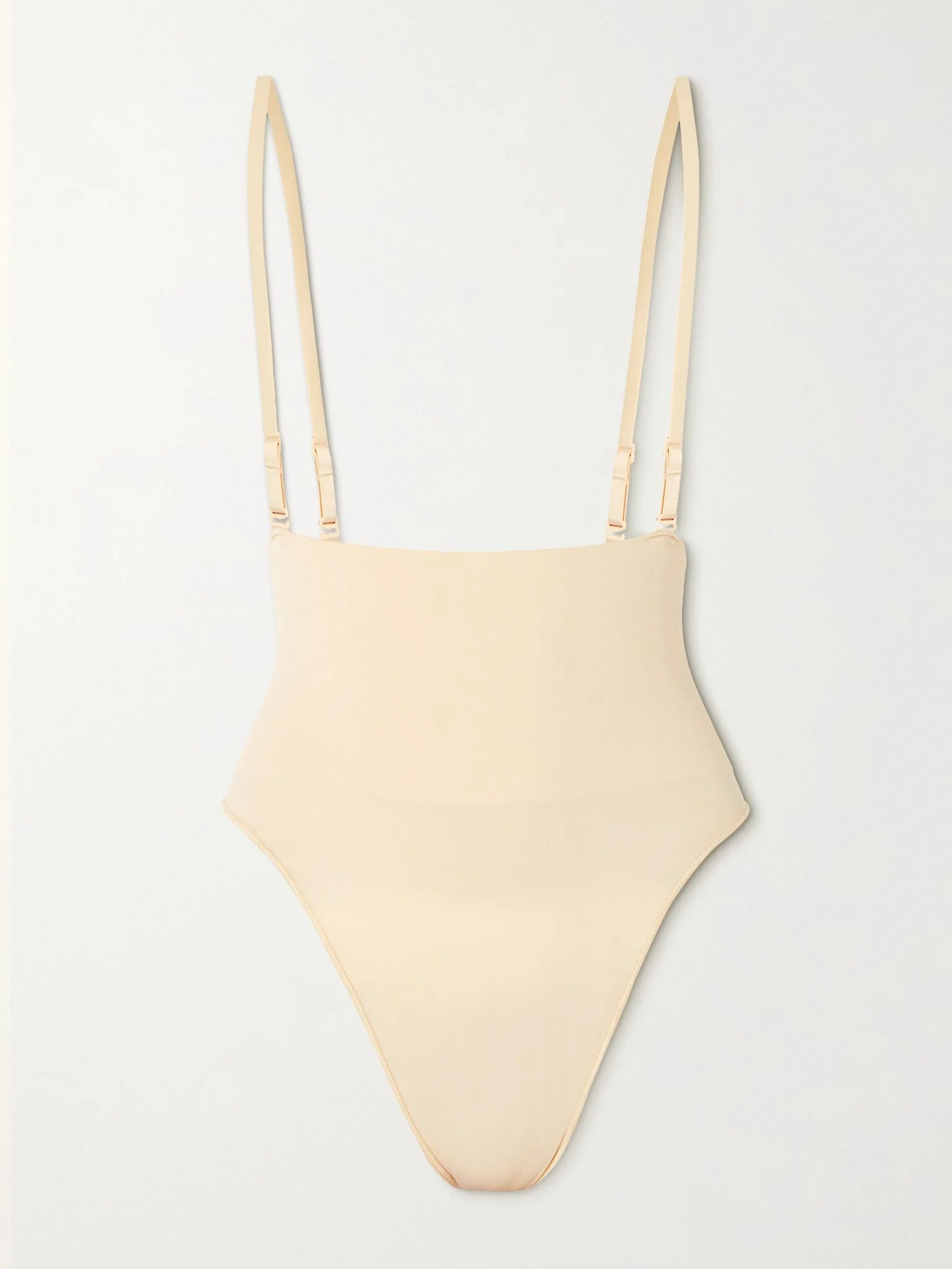 Core Control High Waist Thong - Sand Beige - 1