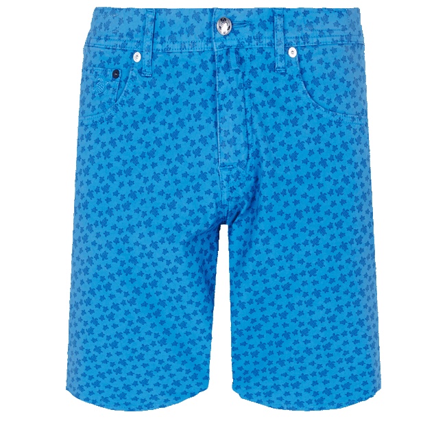 Men Cotton Bermuda Shorts Micro Ronde Des tortues - 1