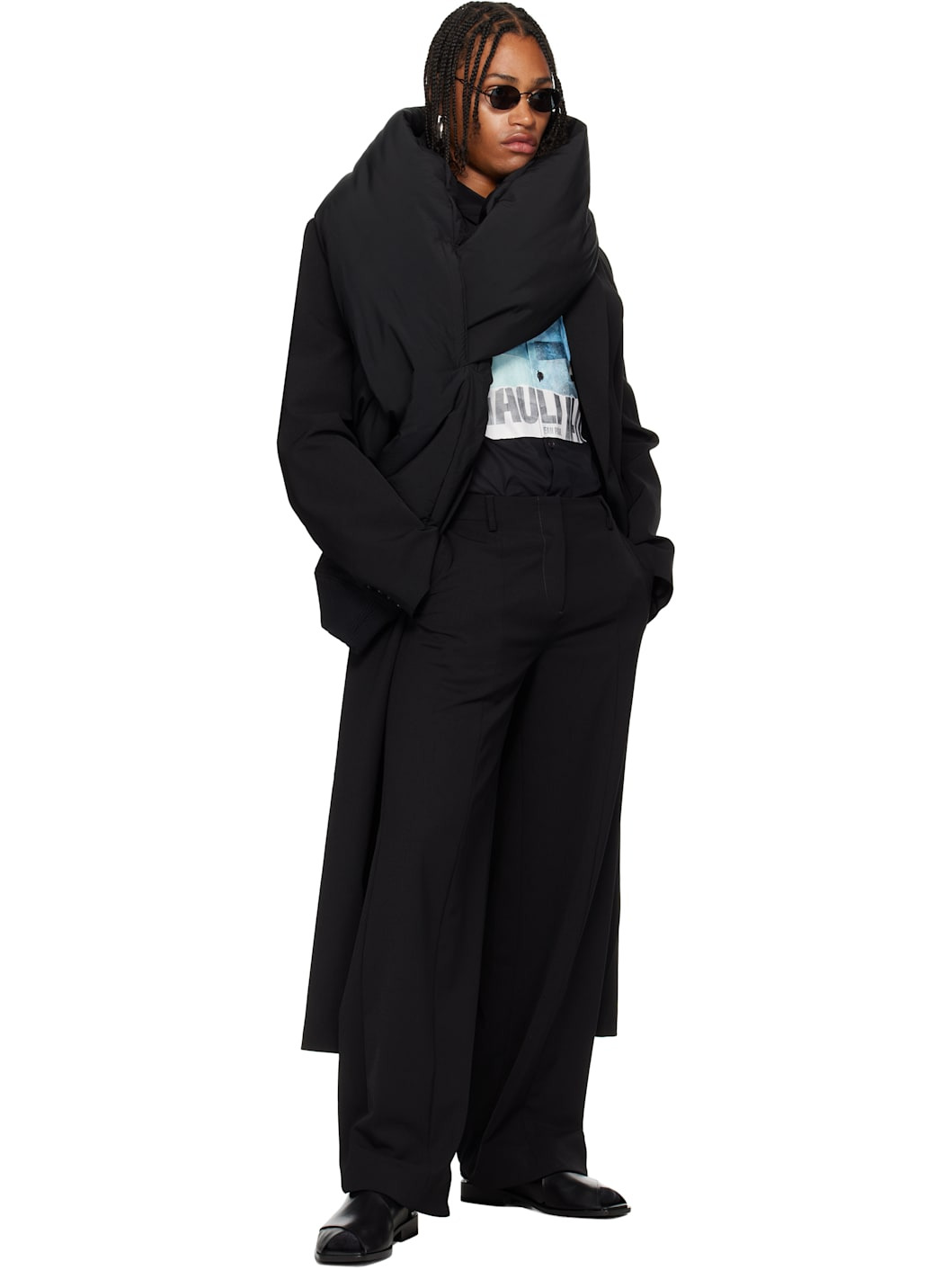 Black 'The Stirrup' Trousers - 4