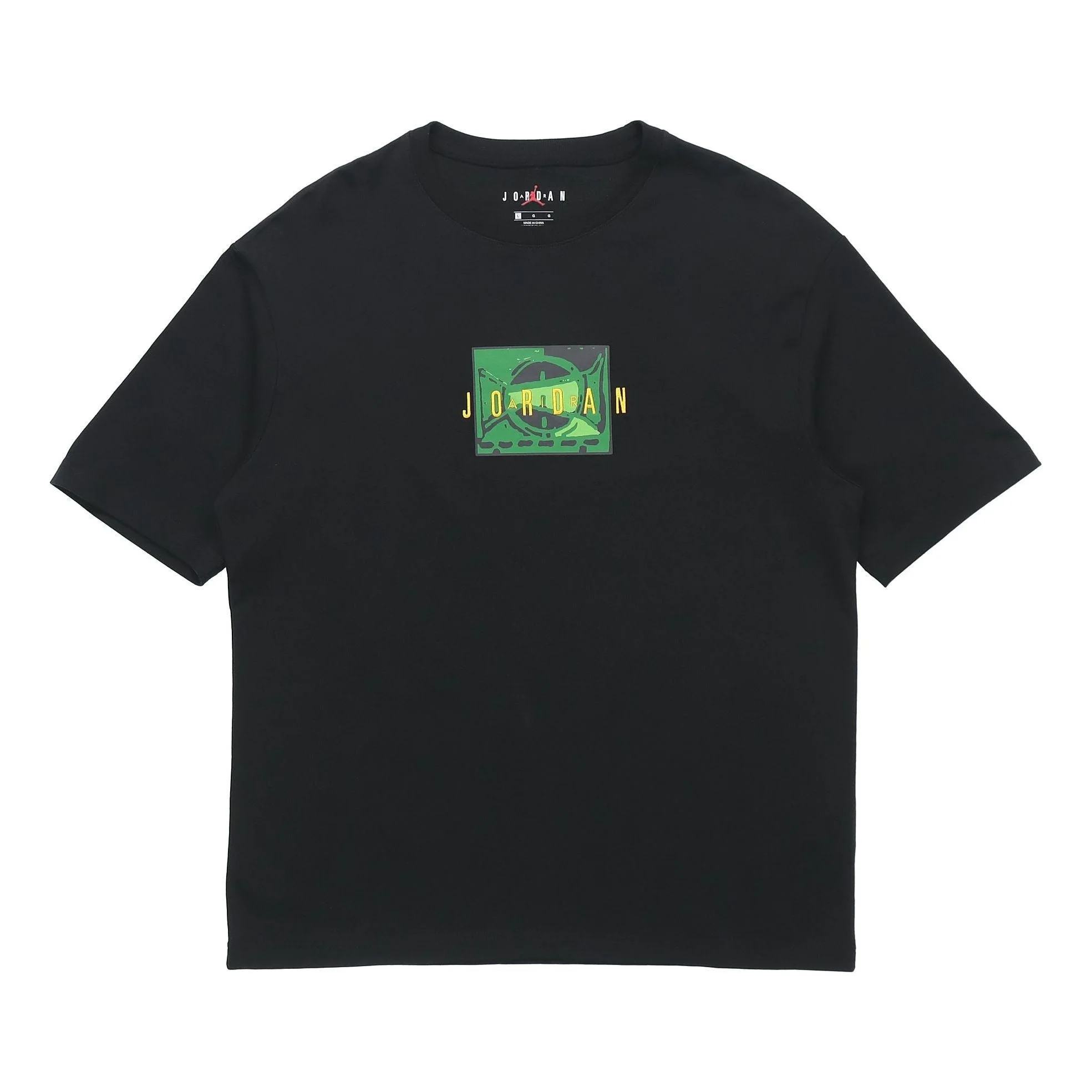 Air Jordan Sport DNA Logo Printing Short Sleeve Black CJ6222-010 - 1
