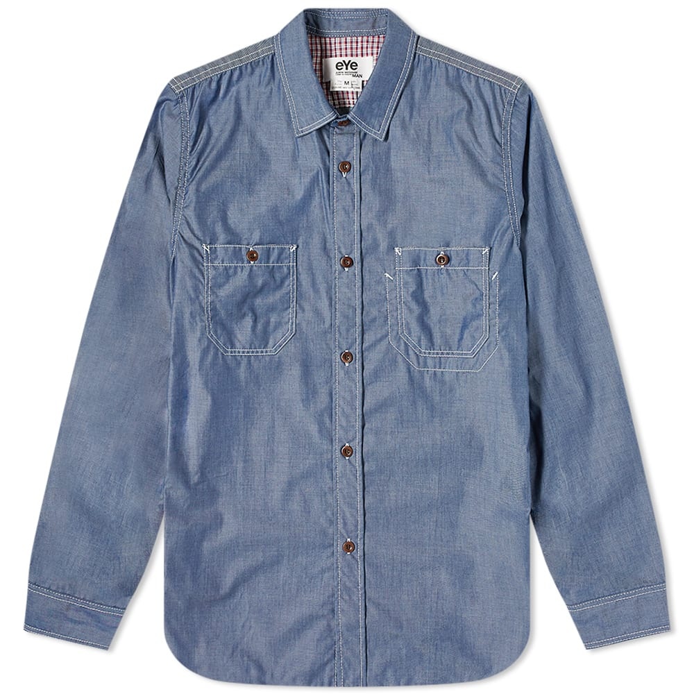 Junya Watanabe MAN Chambray Overshirt - 1