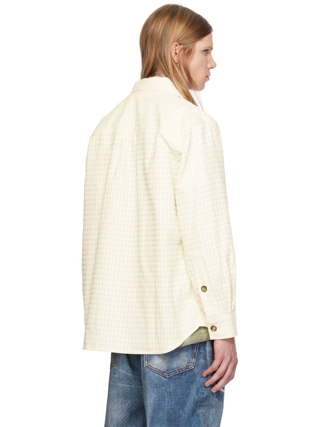 White Gabriel Long Shirt - 3