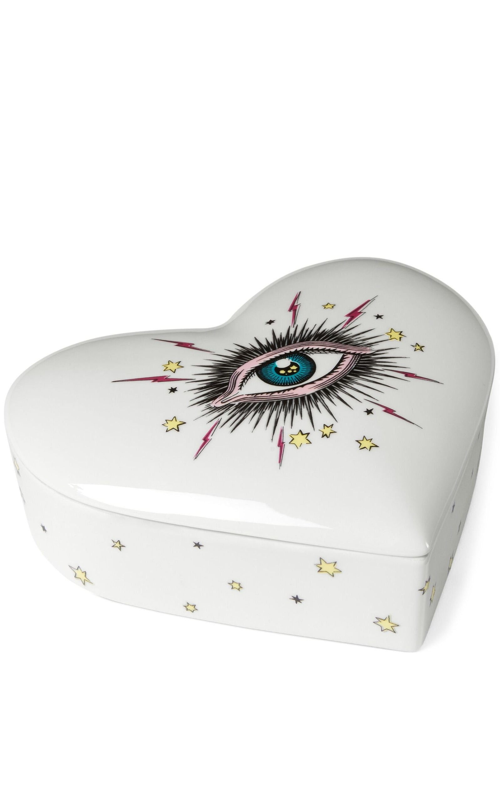 Porcelain Box With Star Eye Print - 4