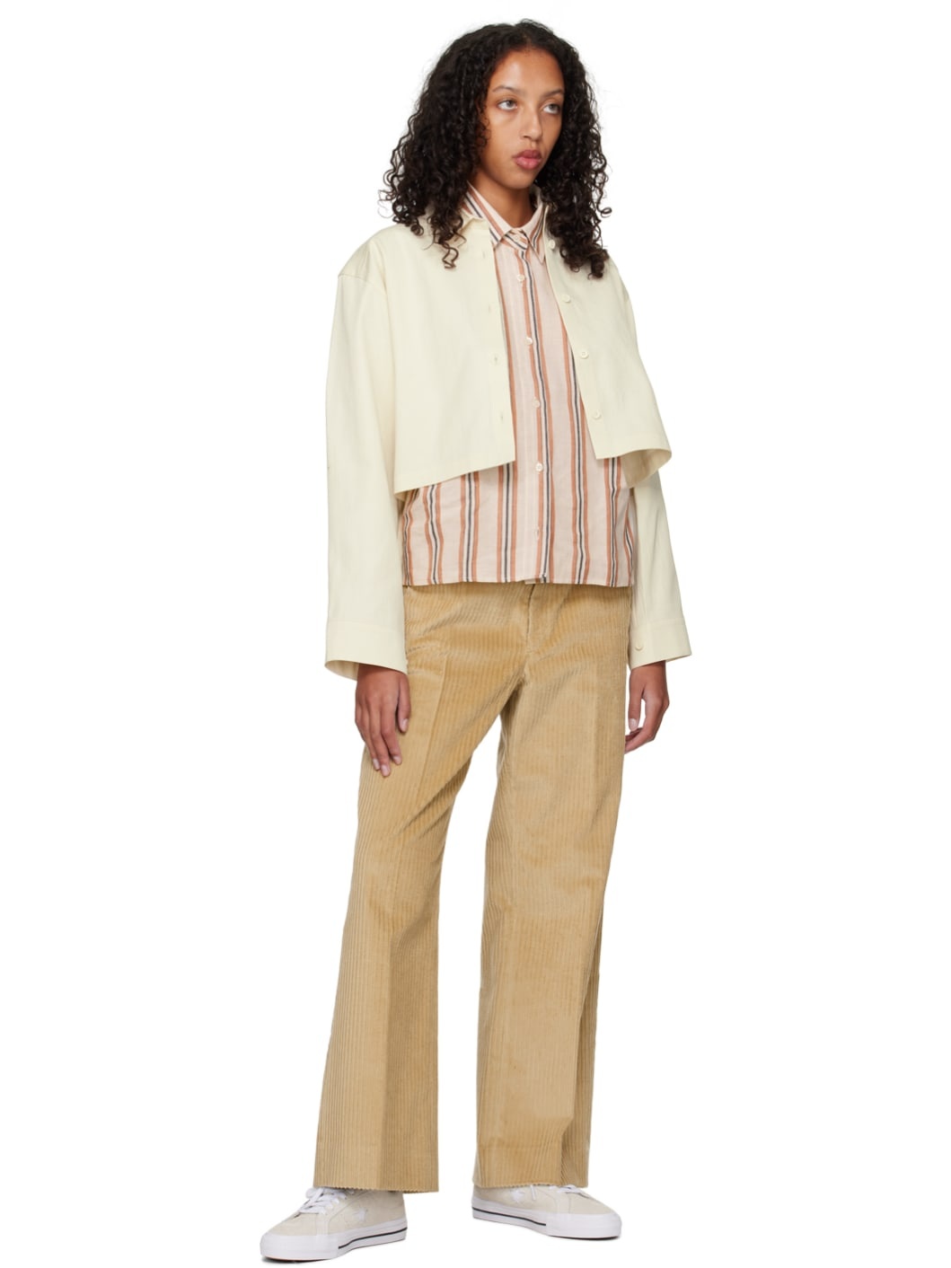 SSENSE Exclusive Beige Lorie Trousers - 4