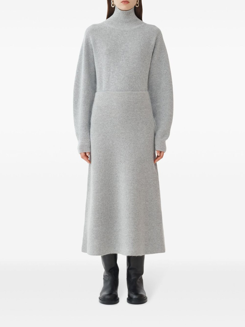 FABIANA FILIPPI ribbed-knit midi skirt outlook