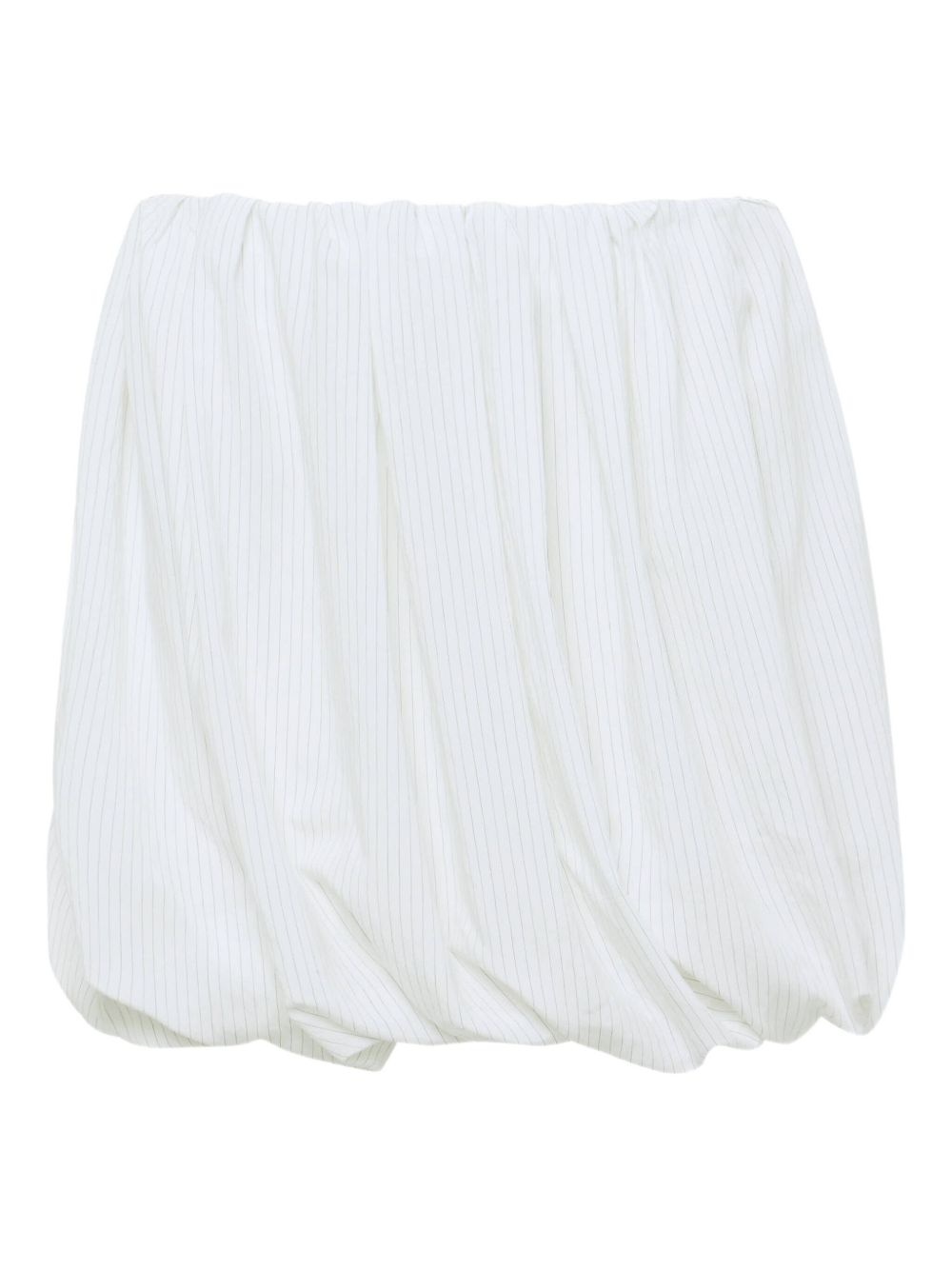 pinstripe balloon mini skirt - 5
