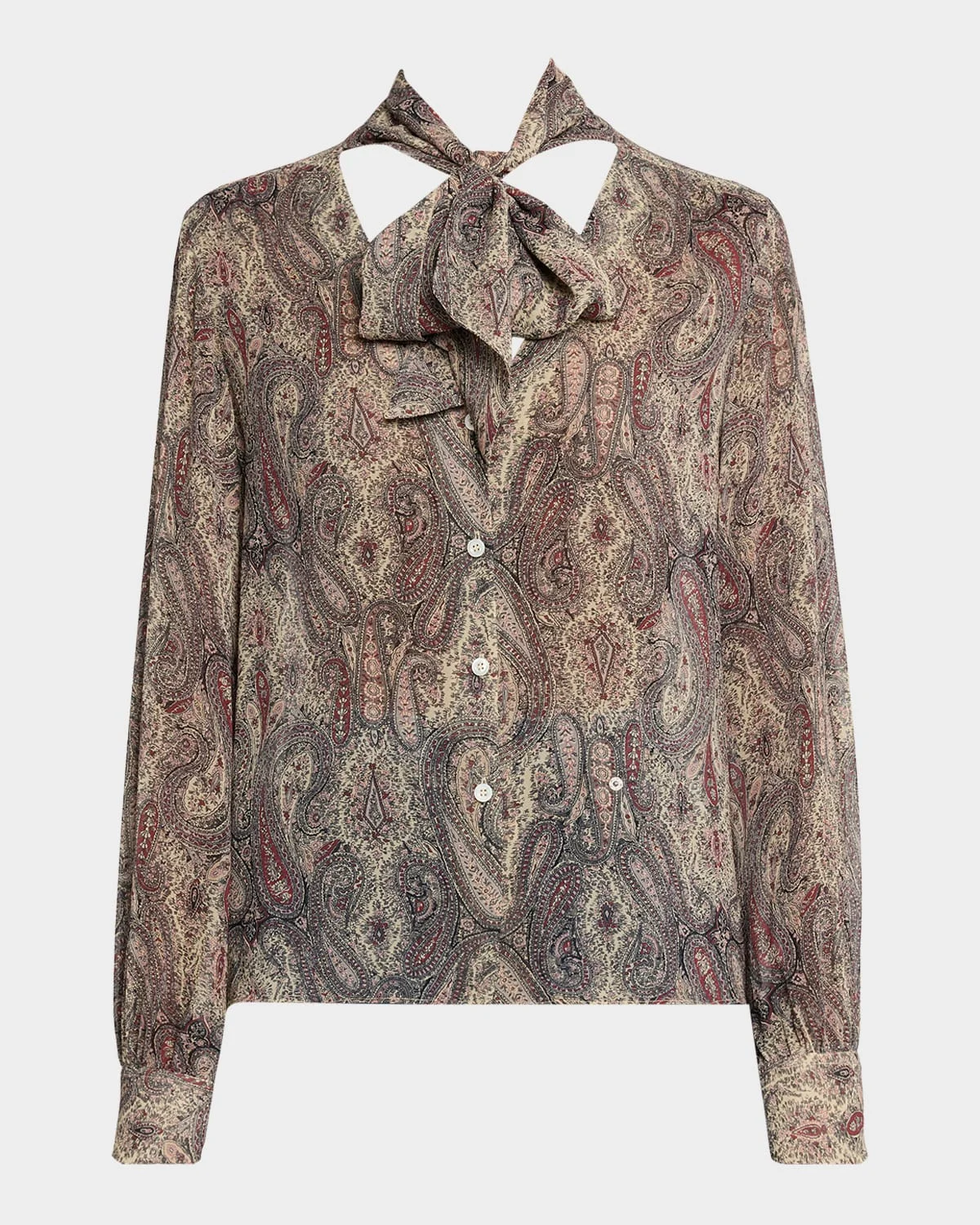 The Paisley Silk Blouse - 1