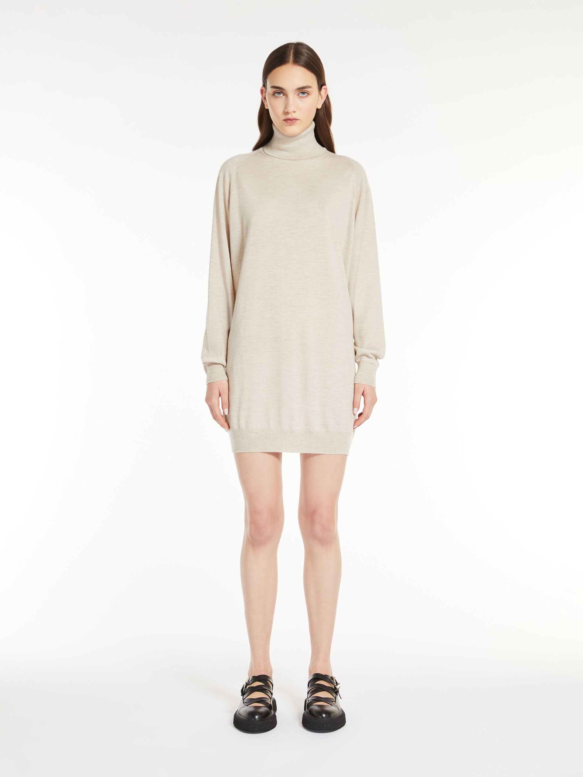 GIANO Short cashmere dress - 3