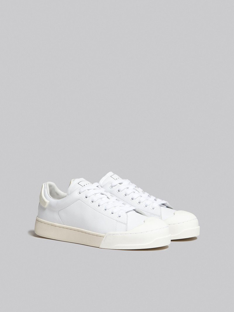 Marni DADA BUMPER SNEAKER IN WHITE LEATHER outlook