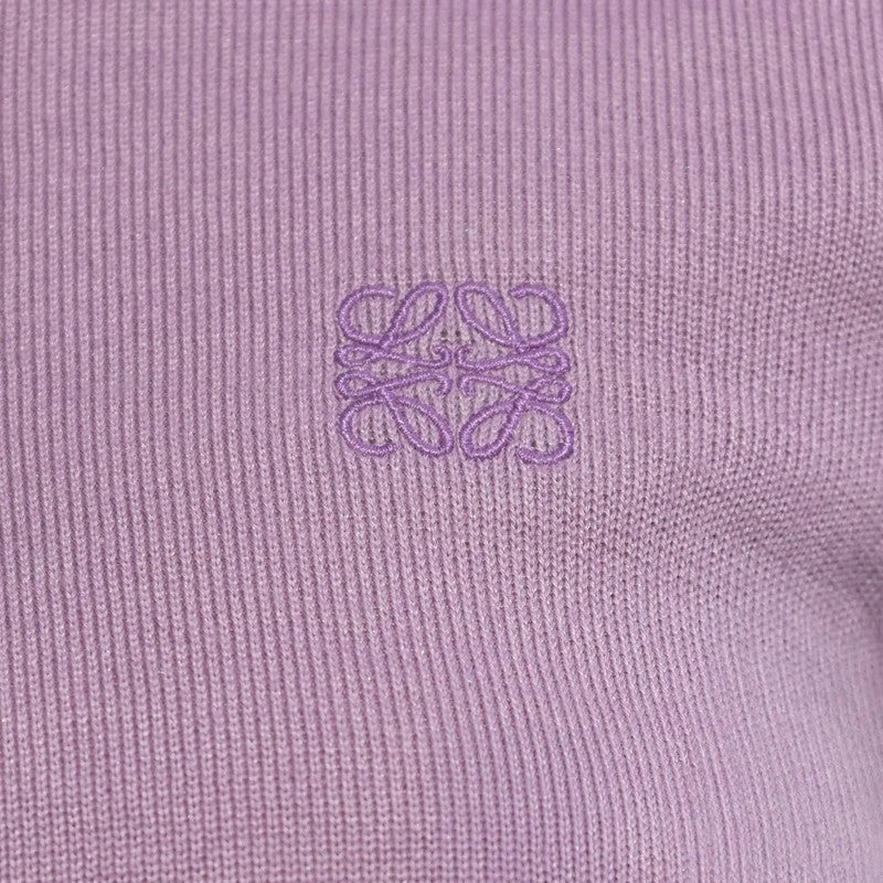 Loewe Lilac Polo In Cashmere And Silk Women - 2