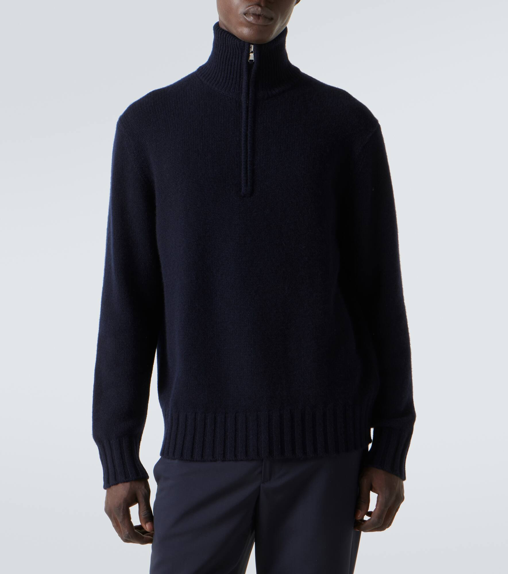 Cashmere half-zip sweater - 3