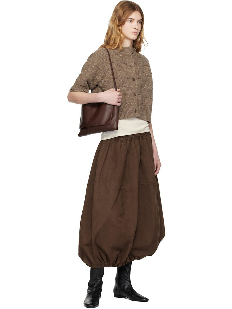 YMC Brown Kwai Knit Cardigan outlook