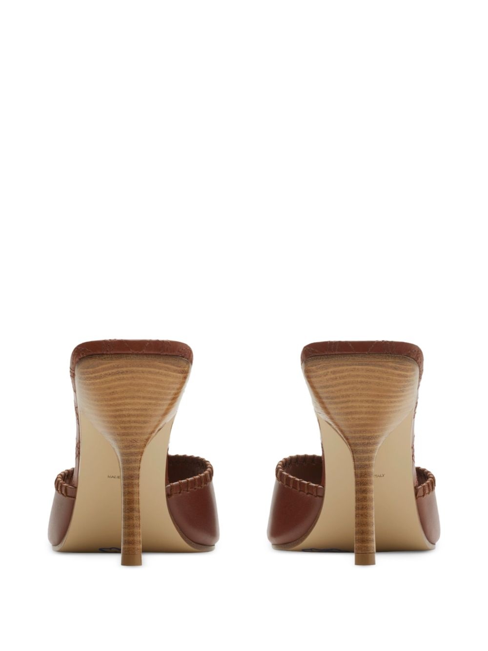 90mm leather Cabana mules - 3