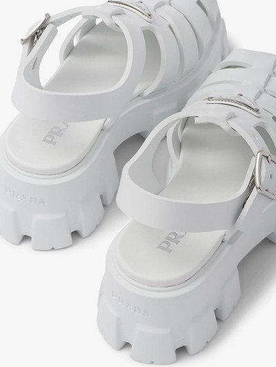 Prada Platform rubber sandals outlook