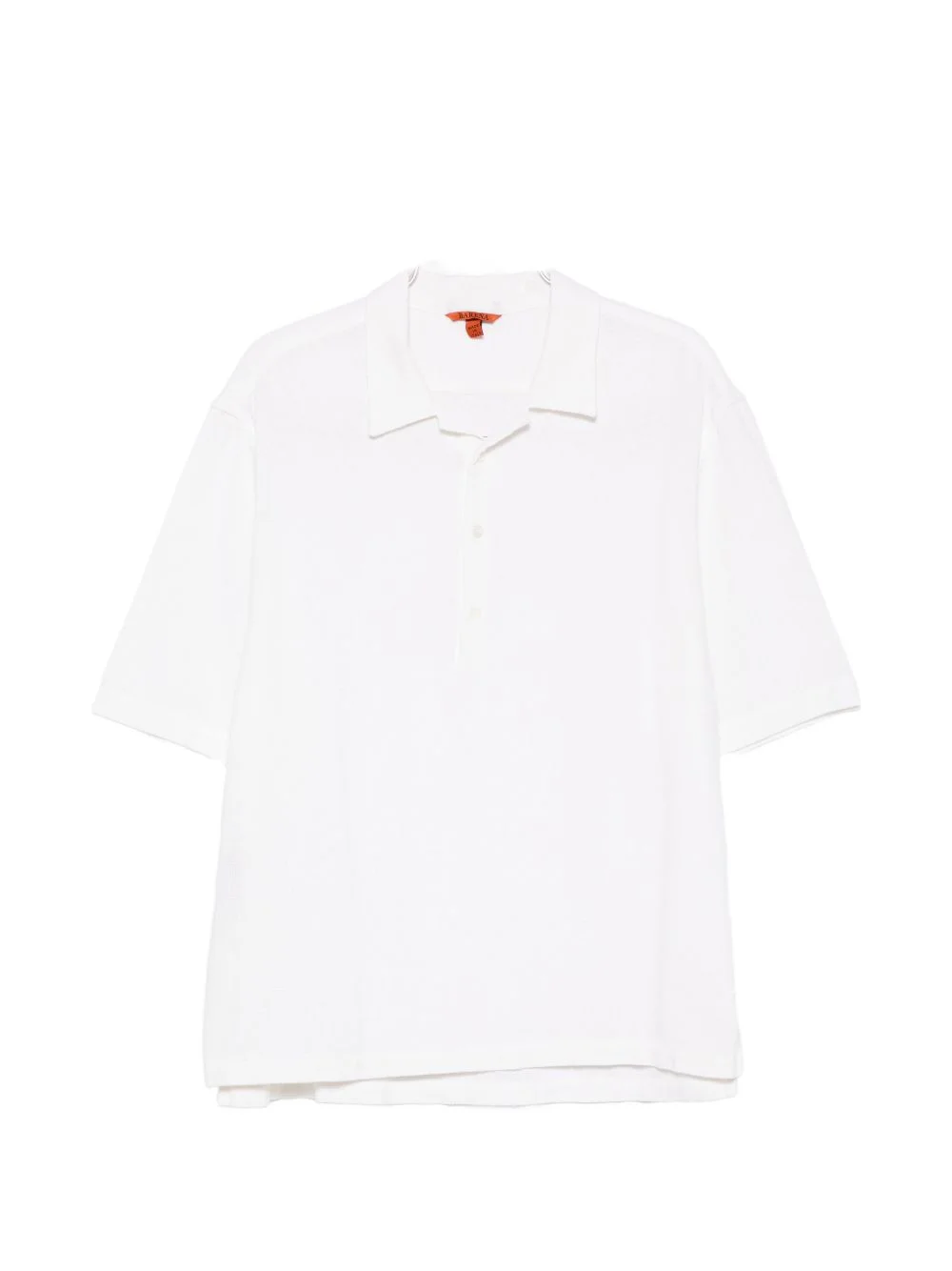 point-collar polo shirt - 1