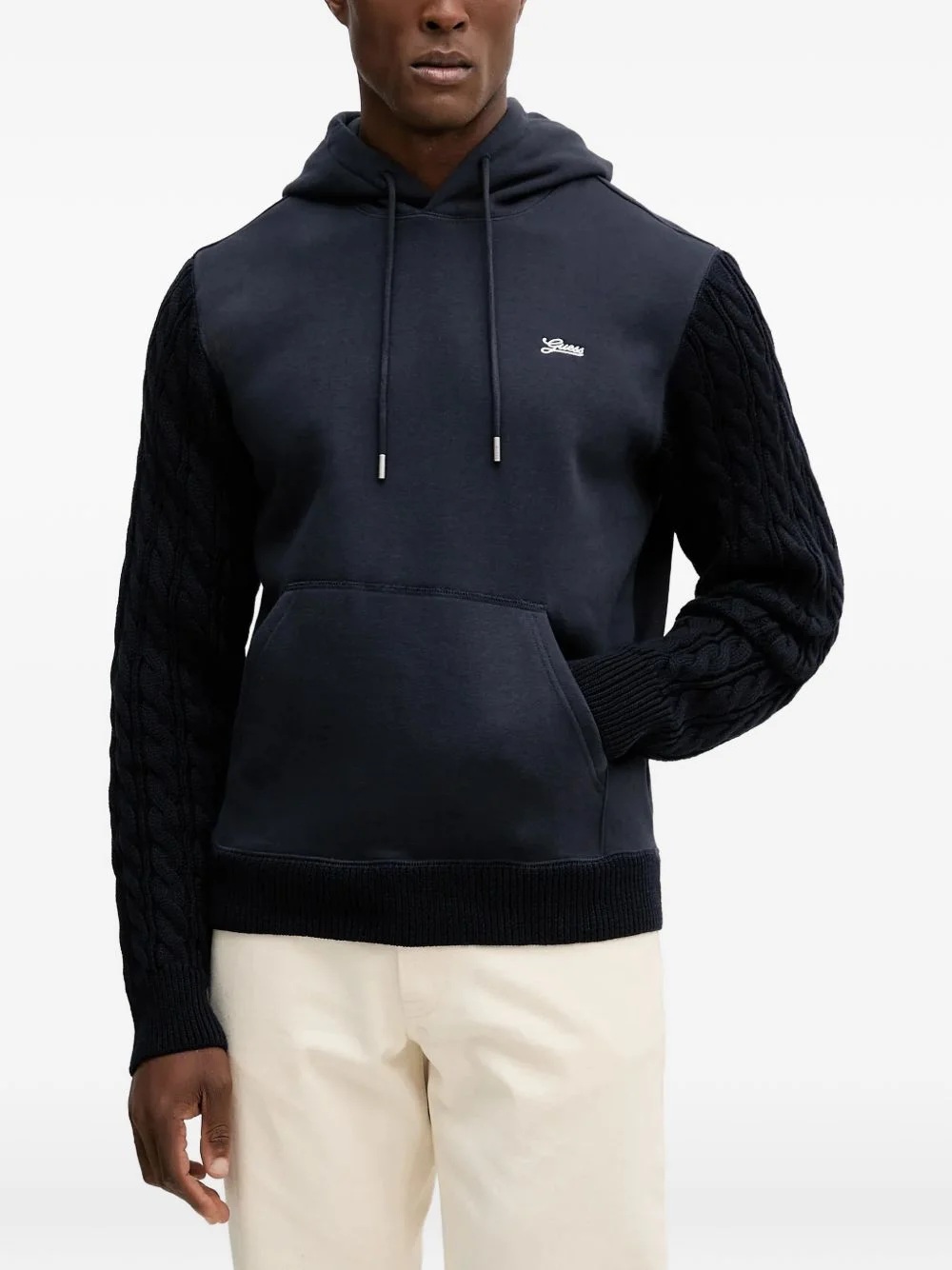 logo-detail hoodie - 1