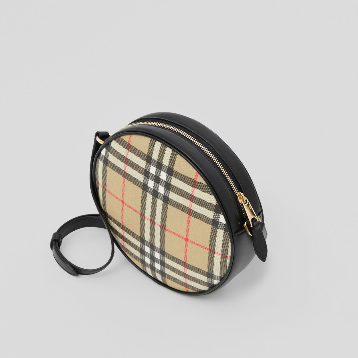 Vintage Check and Leather Louise Bag - 3