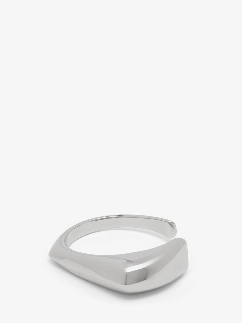 여자 Thorn Claw Cuff 에 골동품 실버 3