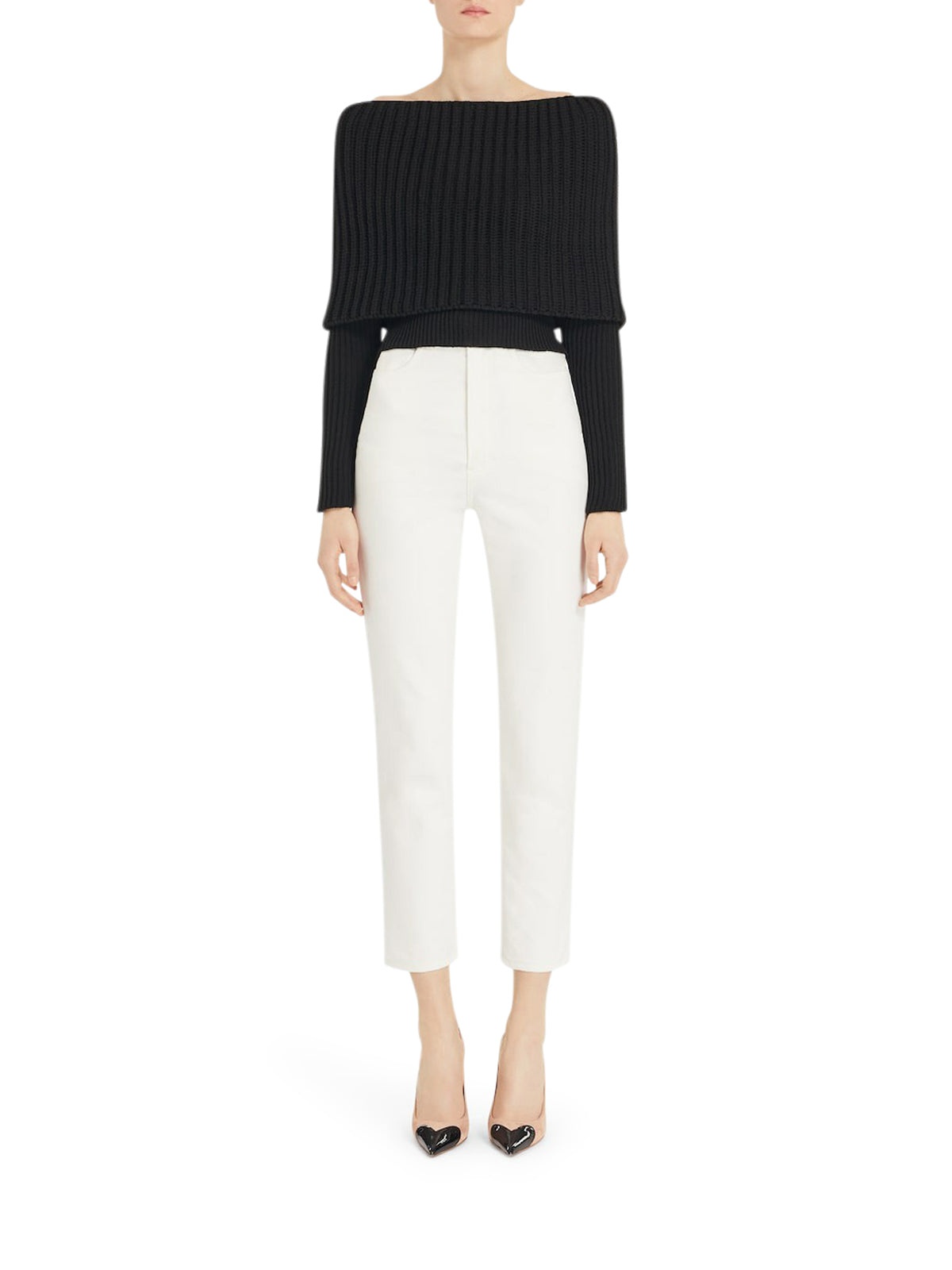 SWEATER WITH BARE SHOULDERS - 2